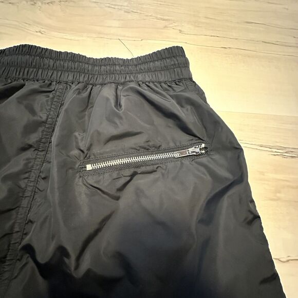 Danielle Guizio‎ Small Striped Track Pants Joggers Nylon Black White - Picture 9 of 16